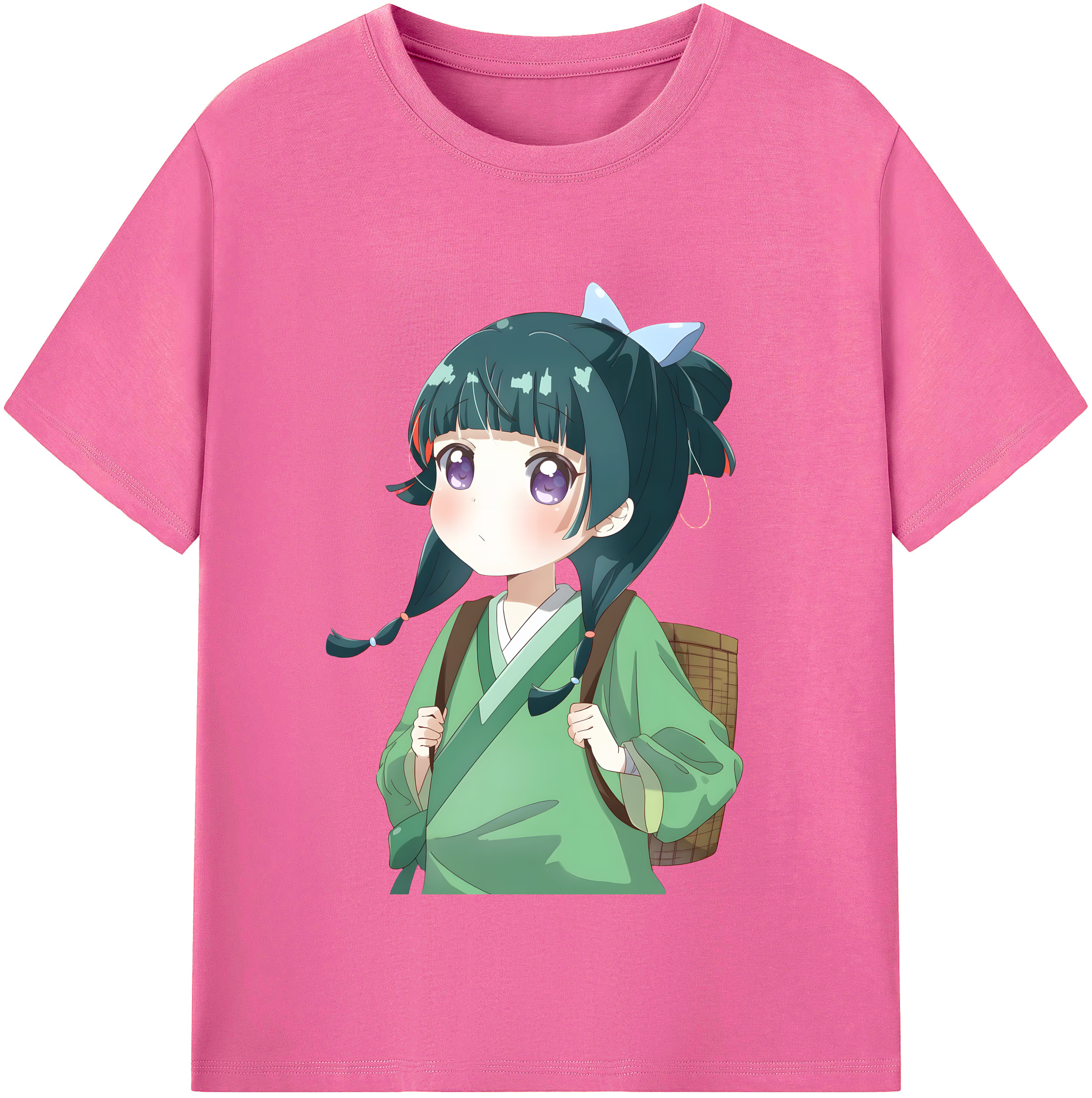 （画像用） 薬屋のひとりごと The Apothecary Diaries レディースカジュアルプリントTシャツ（綿100％）